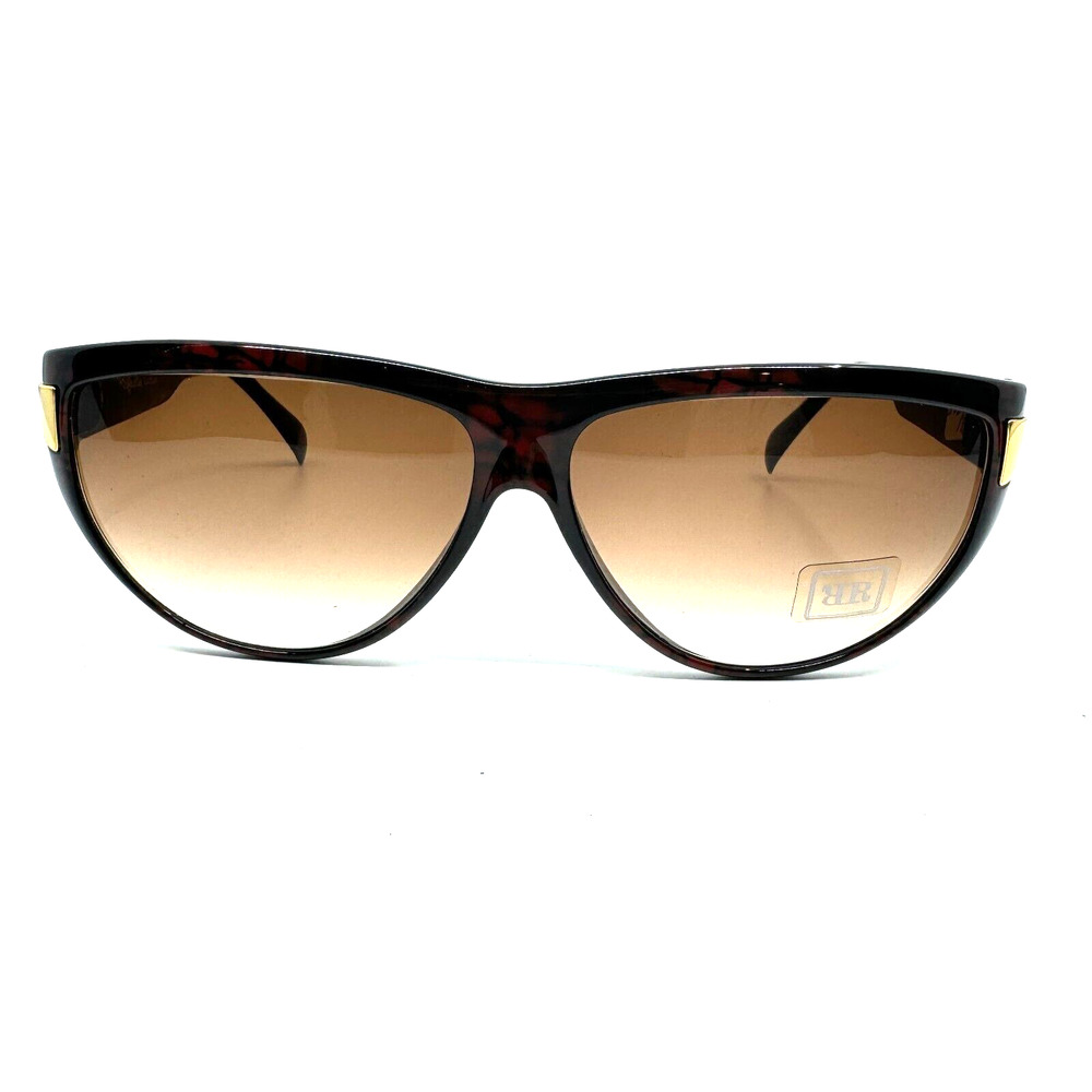 Rafaella Curiel Sunglasses Dark Red B Frame Designer 80's Vintage Womens H9296